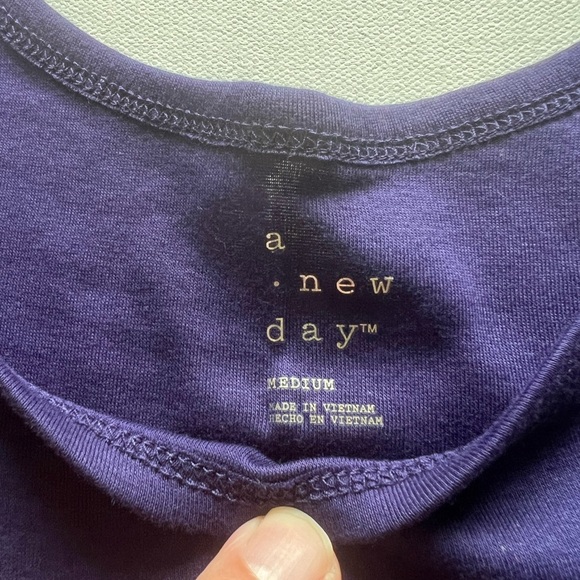 NWT A New Day Women's Purple Tank Top (E5) - Picture 3 of 4